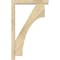 Ekena Millwork Westlake Block Rough Sawn Bracket w/ Offset Brace, Douglas Fir, 4"W x 20"D x 32"H BKT0402X20X32WTL05RDF - alternate 3